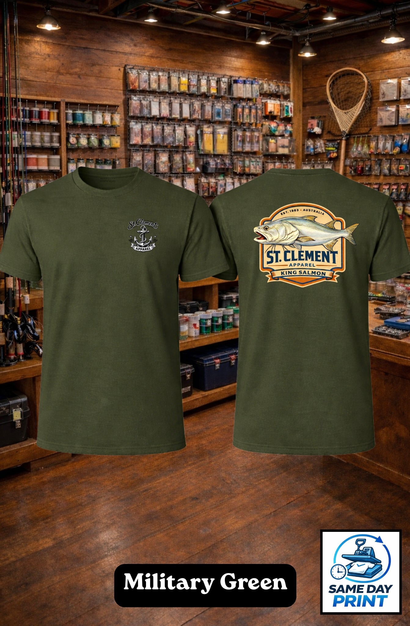 BoH King Salmon Tee