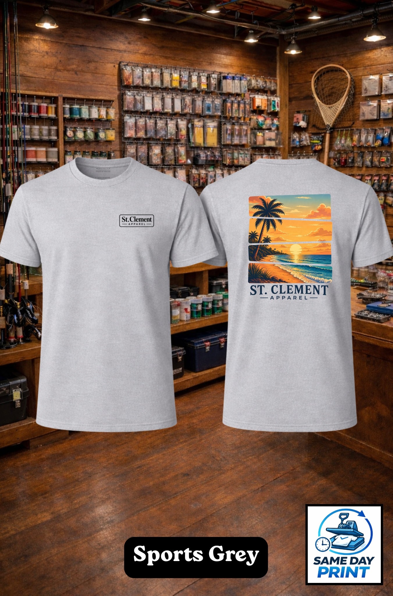 St.CA Coastal Sunset Tee