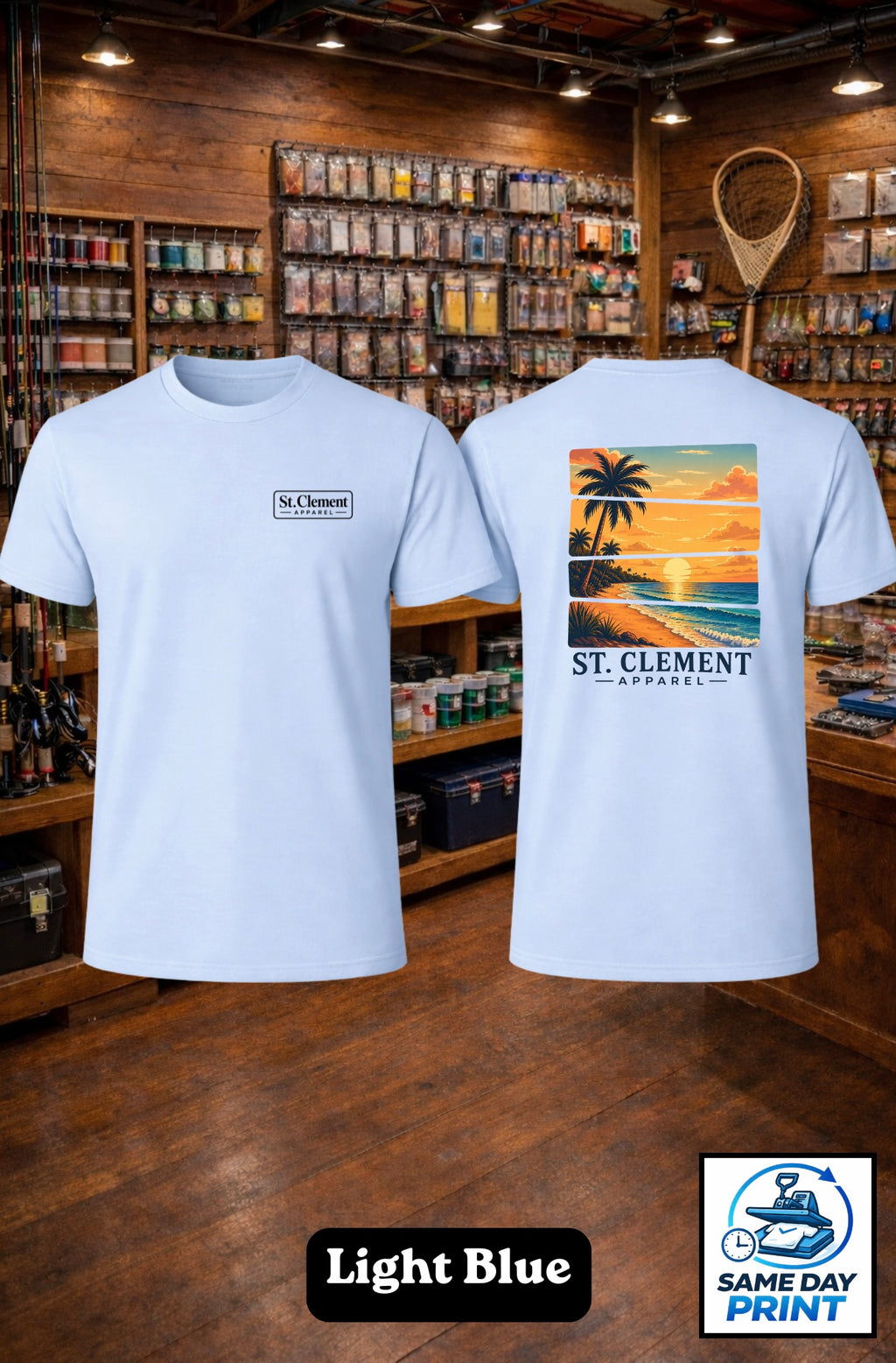 St.CA Coastal Sunset Tee