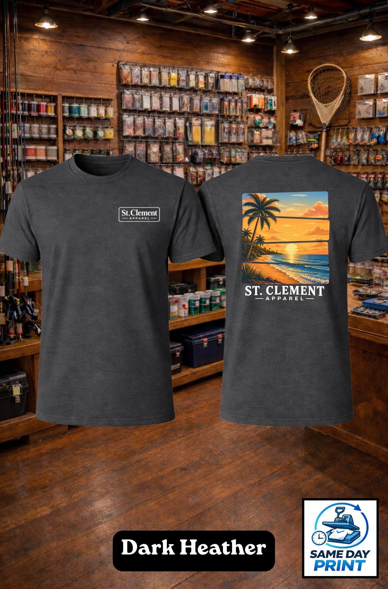 St.CA Coastal Sunset Tee