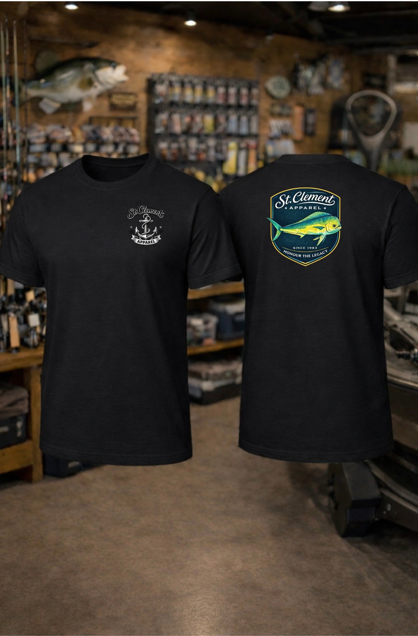Dolphinfish Badge Tee