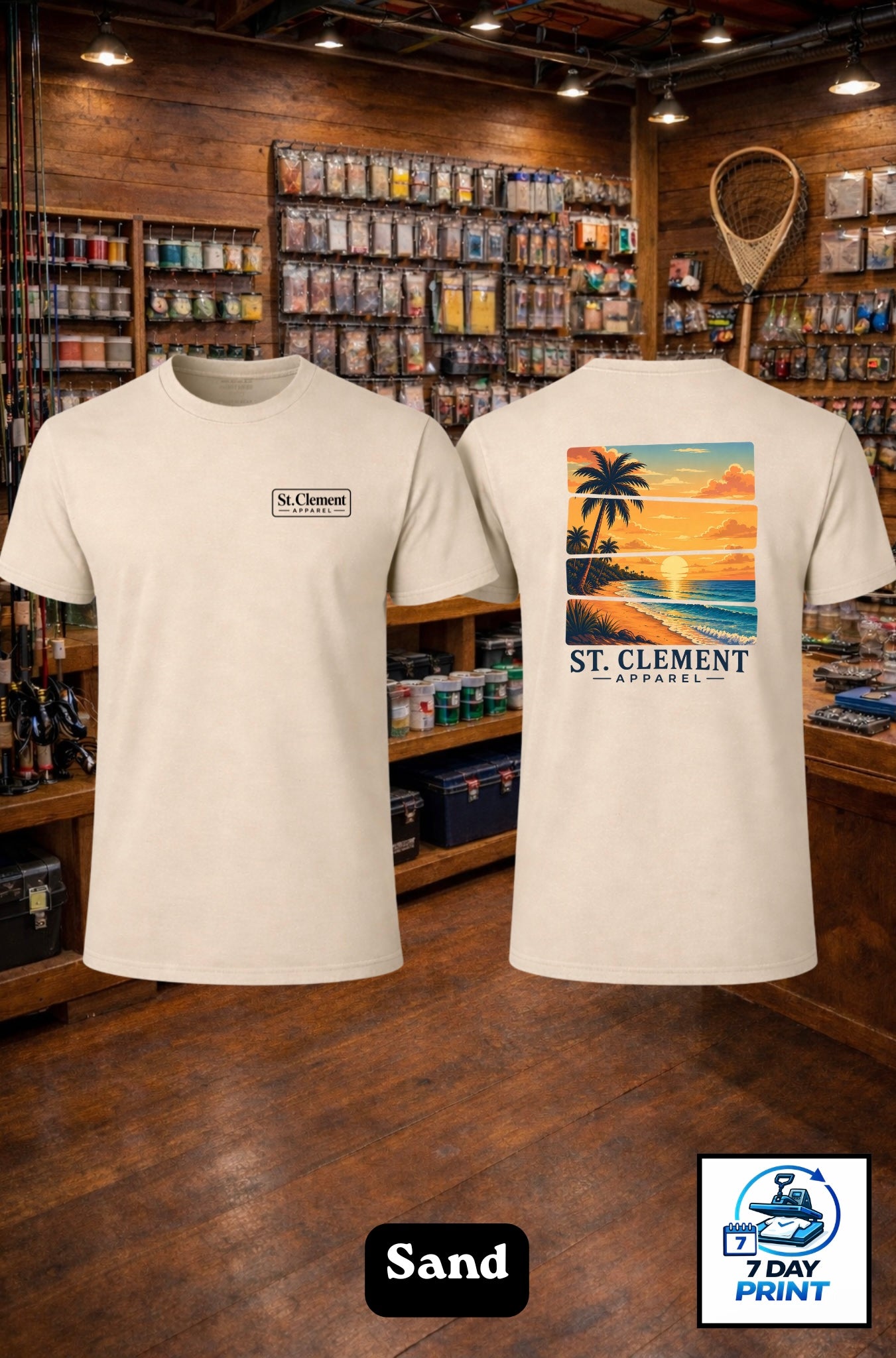 St.CA Coastal Sunset Tee