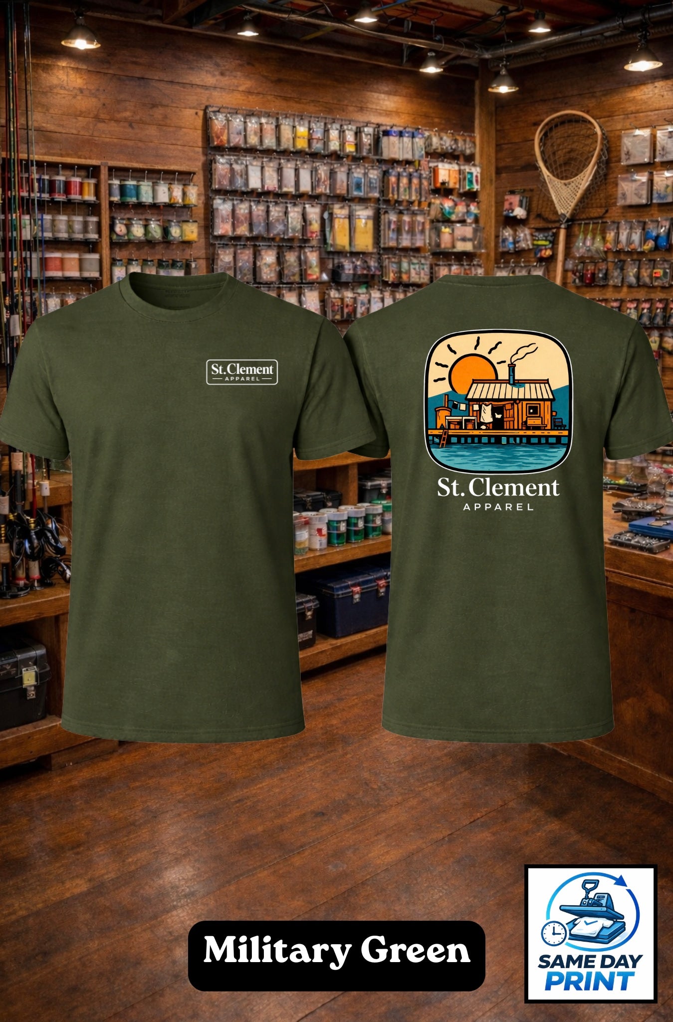 St.CA Fish Hut Tee
