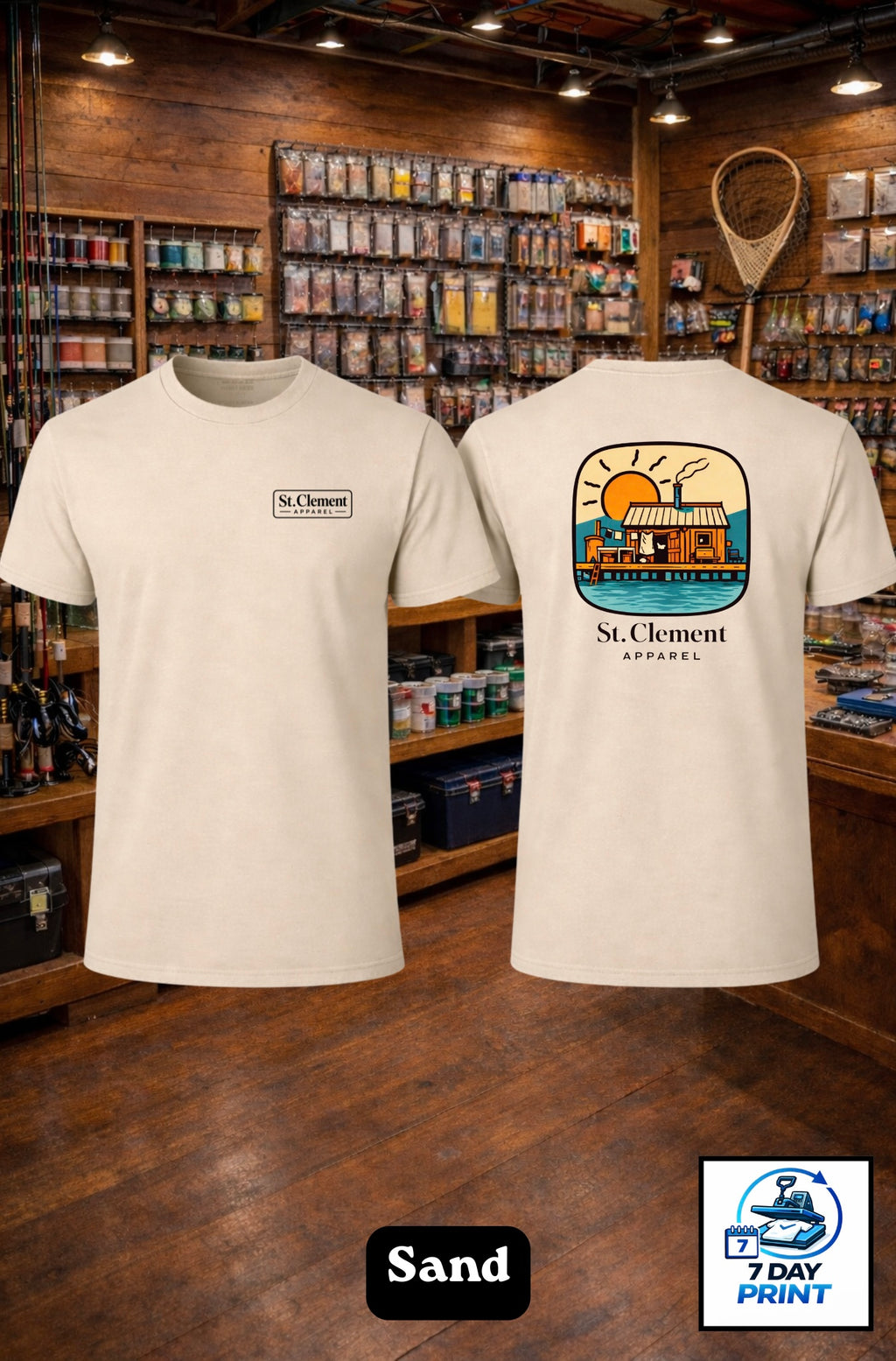 St.CA Fish Hut Tee