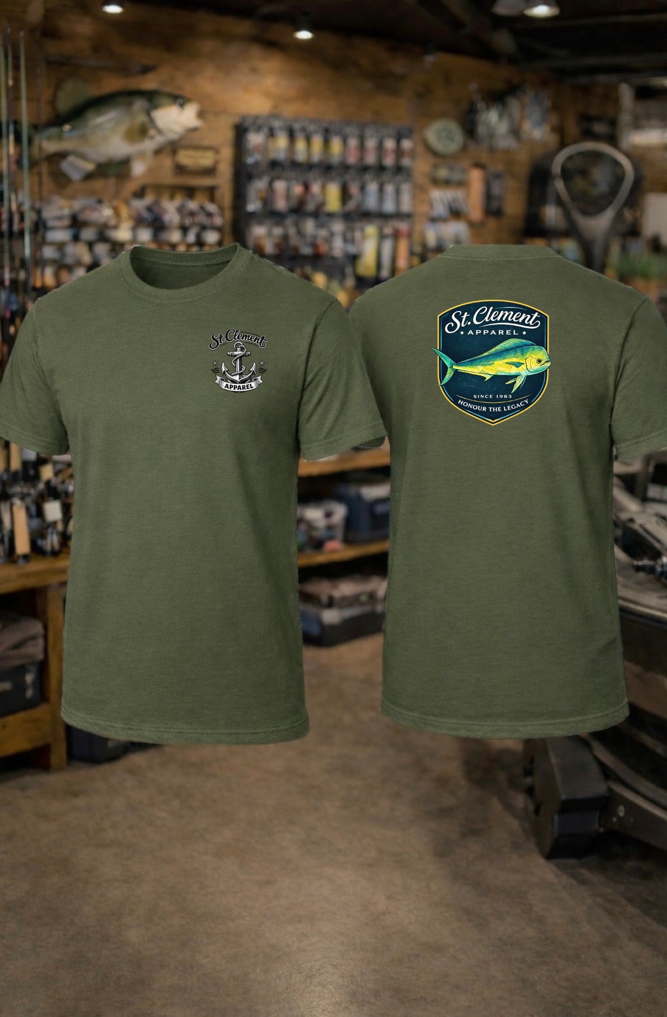 Dolphinfish Badge Tee
